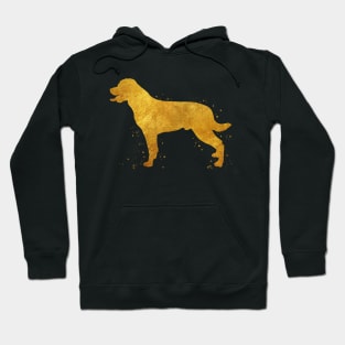 Rottweiler dog golden art Hoodie